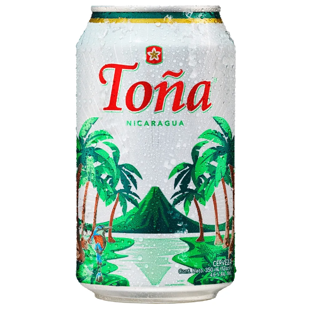 Toña lata - bebida de Woods Lounge Bar