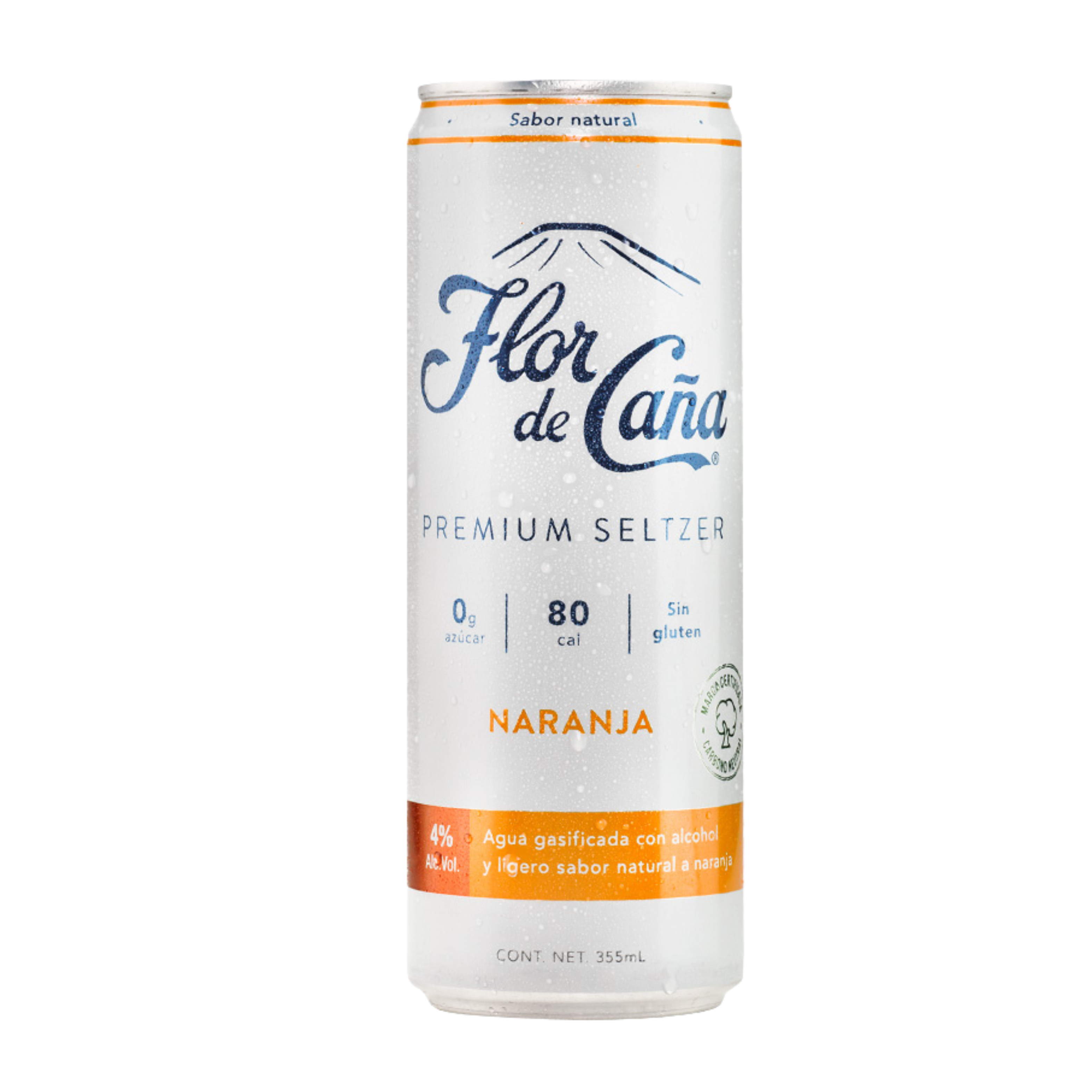 Seltzer Naranja - bebida de Woods Lounge Bar